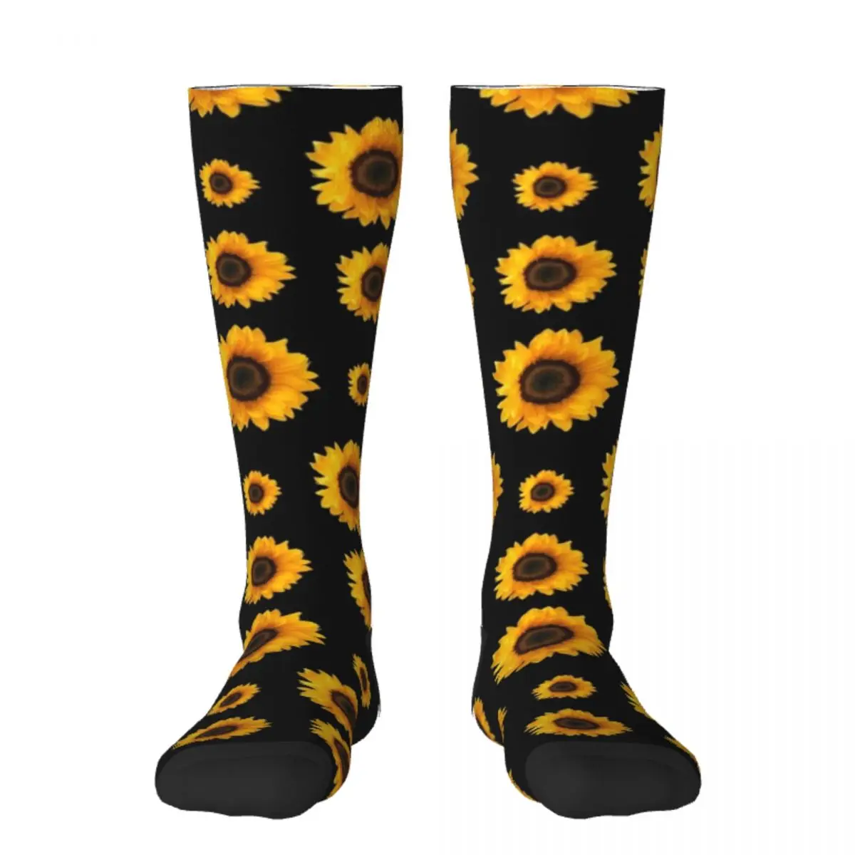 

Sunflower pattern Socks sheer christmass gift basketball New year's Socks Ladies Men's