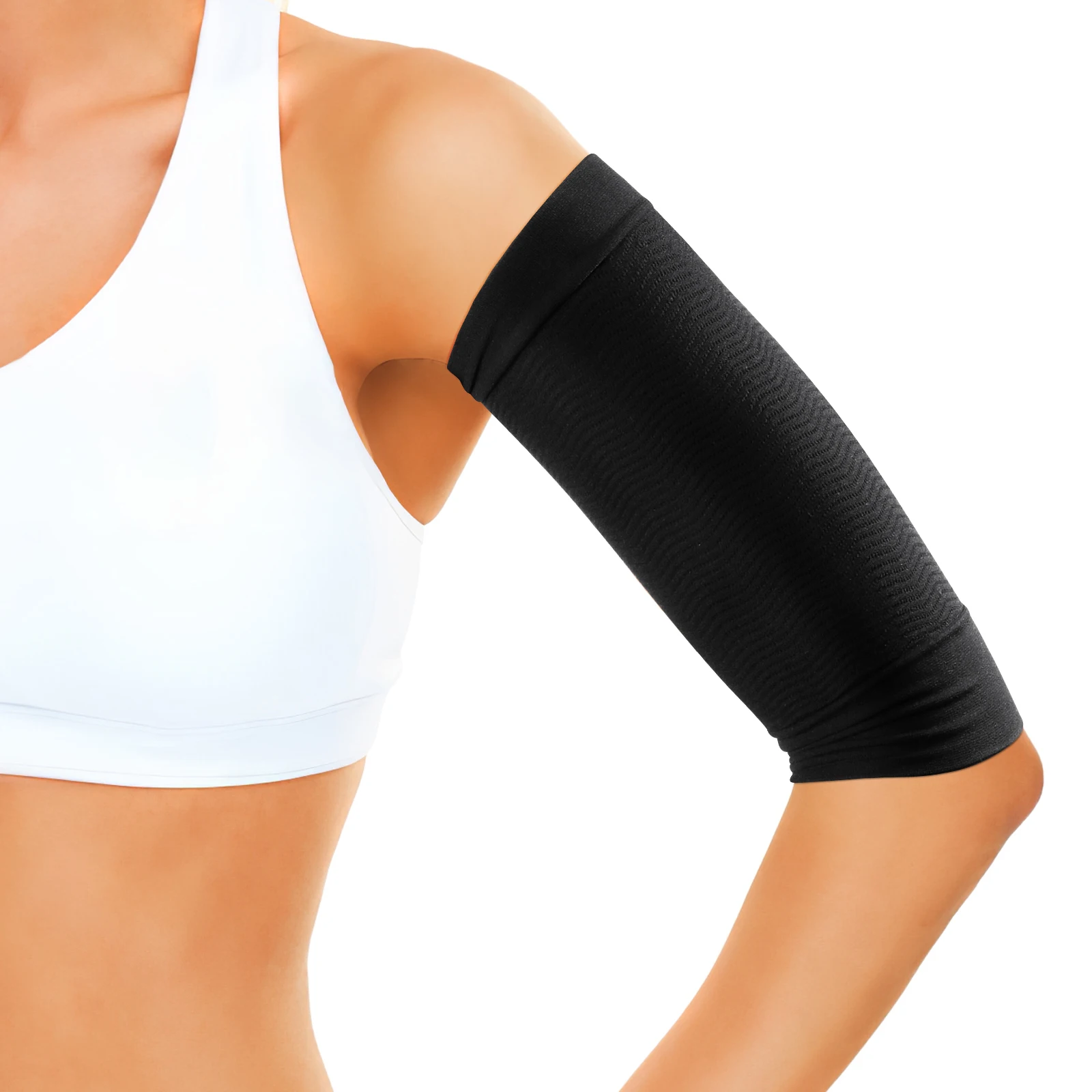 

Fat Burning Arm Shaping Sleeves Slimming Shaperwear Elastic for Men Women Seamless Breathable Gym Accessories Promote