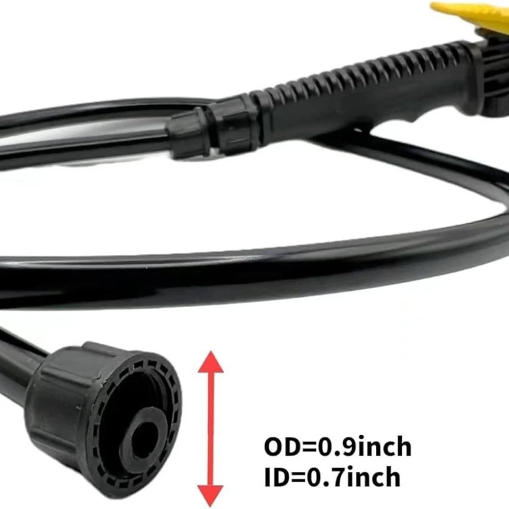 Replacement Outdoor Sprinkler Head 72cm Stainless Steel Spray Bar and 1.2m Hose for Garden Lawn Watering Setup