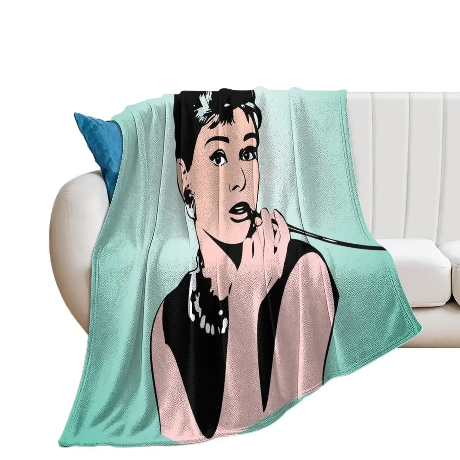 Audrey Hepburn | Pop Art Throw Blanket valentine gift ideas heavy to sleep Kid'S Blankets