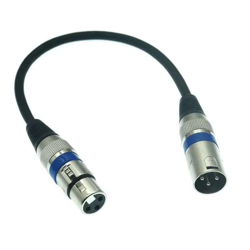 XLR 3pin Cable Male to Female M/F 3Pin jack Extension Cable For Microphone Mike balance line platinum light DMX signal
