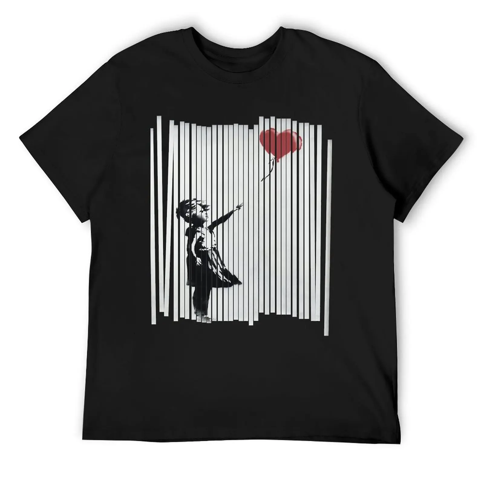 Hey! I Fixed It! Banksy Shredded Balloon Girl T-Shirt custom t-shirts customizeds cute tops men clothings