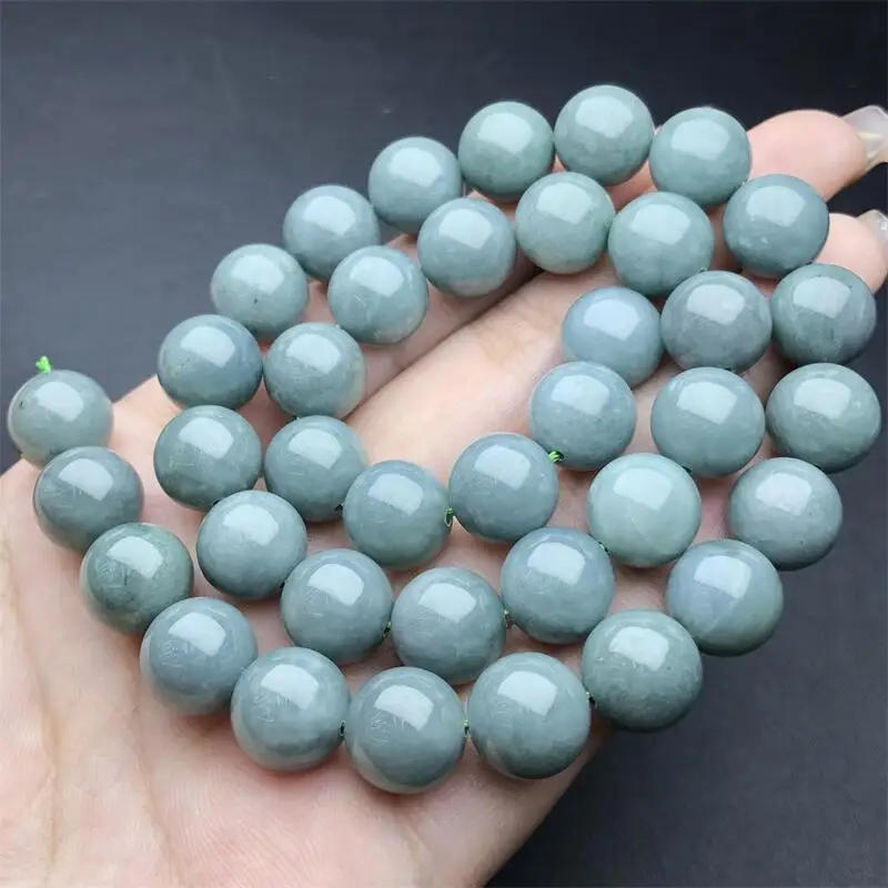 5.8MM Natural Jade Semi-finished Chain DIY Bracelet For Women Men Love Gift Crystal Beads Strands Jewelry Gift 1PCS