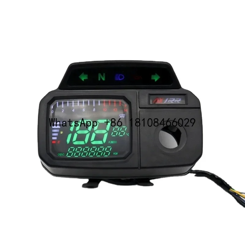 2023 With RPM 100cc AX 100 Digital Motorcycle Speedometer Meter Gauge Cluster MILLERO 100% DIGITALES SUZUKI AX100