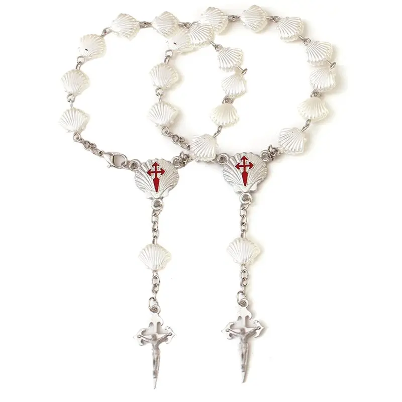 

Auto Decor 2 Pcs Rosary For Rearview Mirror, Steering Wheel Car Interior Rear View Mirror Charm