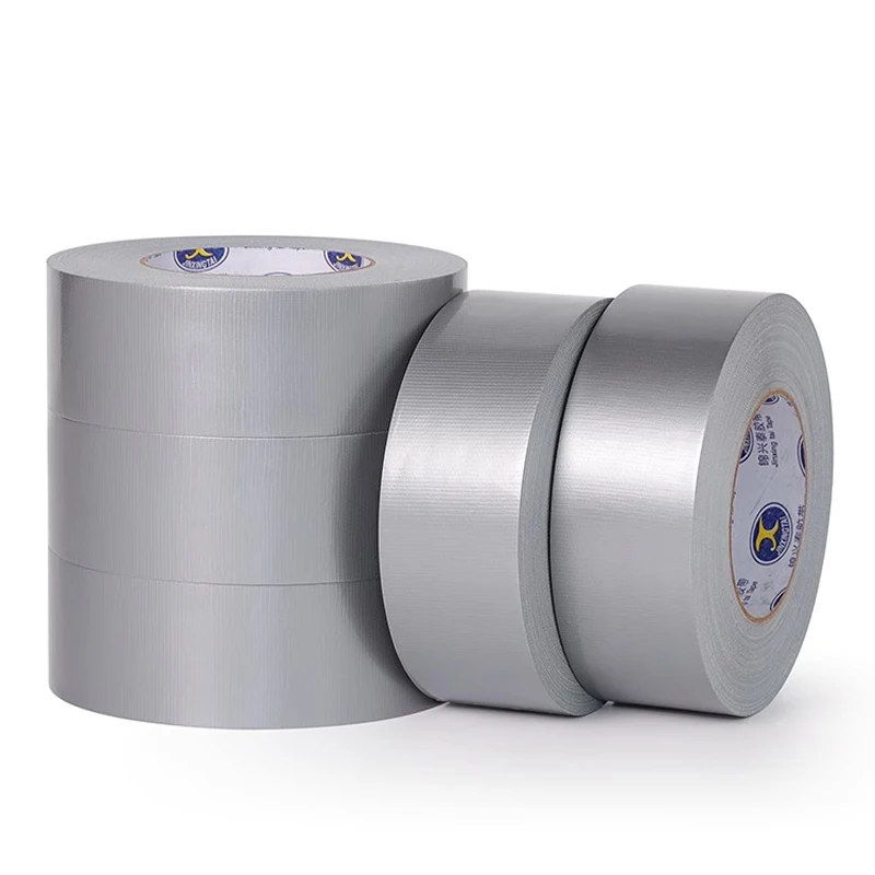 High adhesive strength cloth tape Silver gray single-sided tape Waterproof windproof thickening repair wear-resistant tape