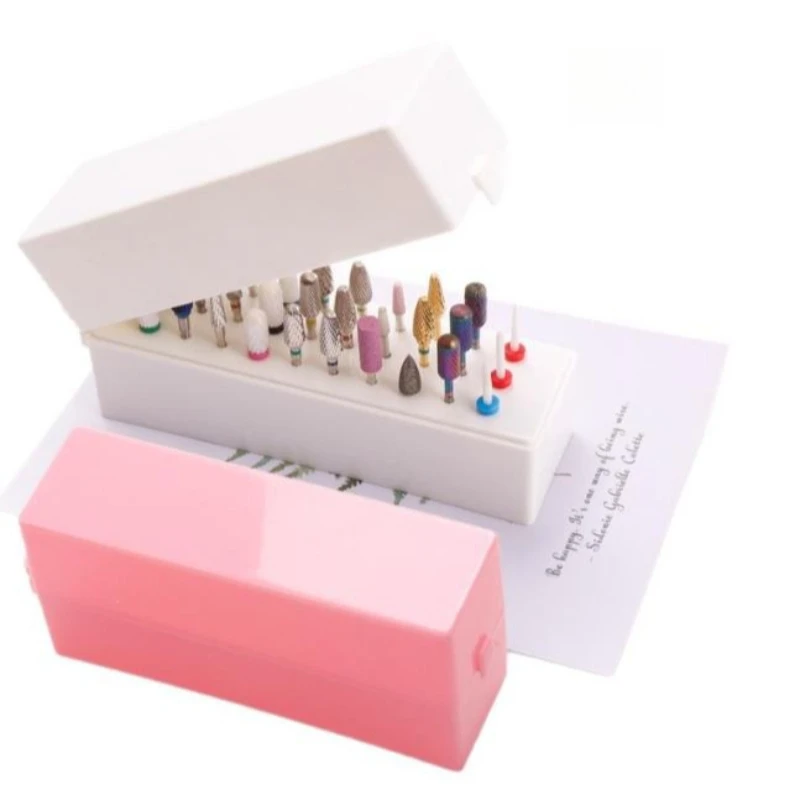 

10Pcs 30 Holes Dental Bur Box Plastic Placement Case Dentistry Burs Drill Diamond Endo File Polishing Tools Storage Dentist Tool