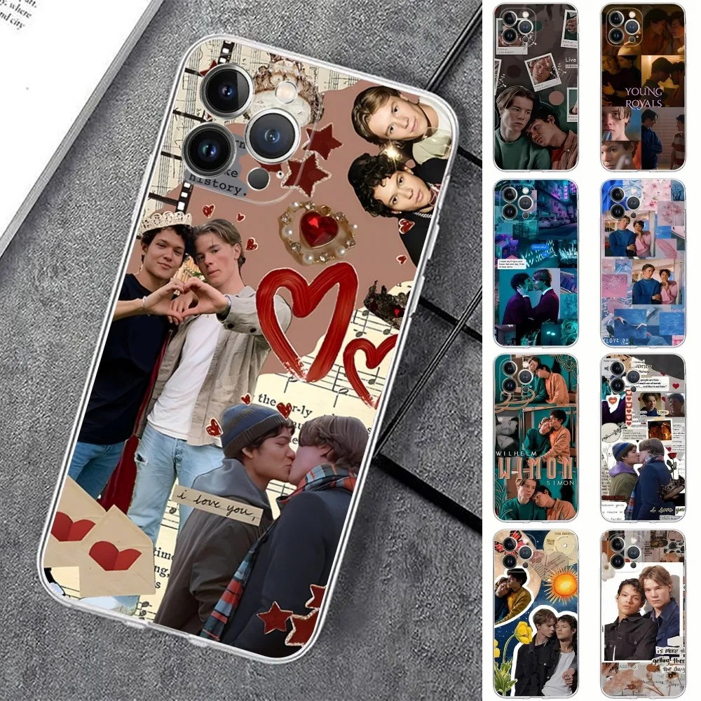 Young Royals TV Show Phone Case For iPhone 15 XR X XS Max 14 13 Pro Max 11 12 Mini 6 7 8 plus SE 2020 Printing Cover