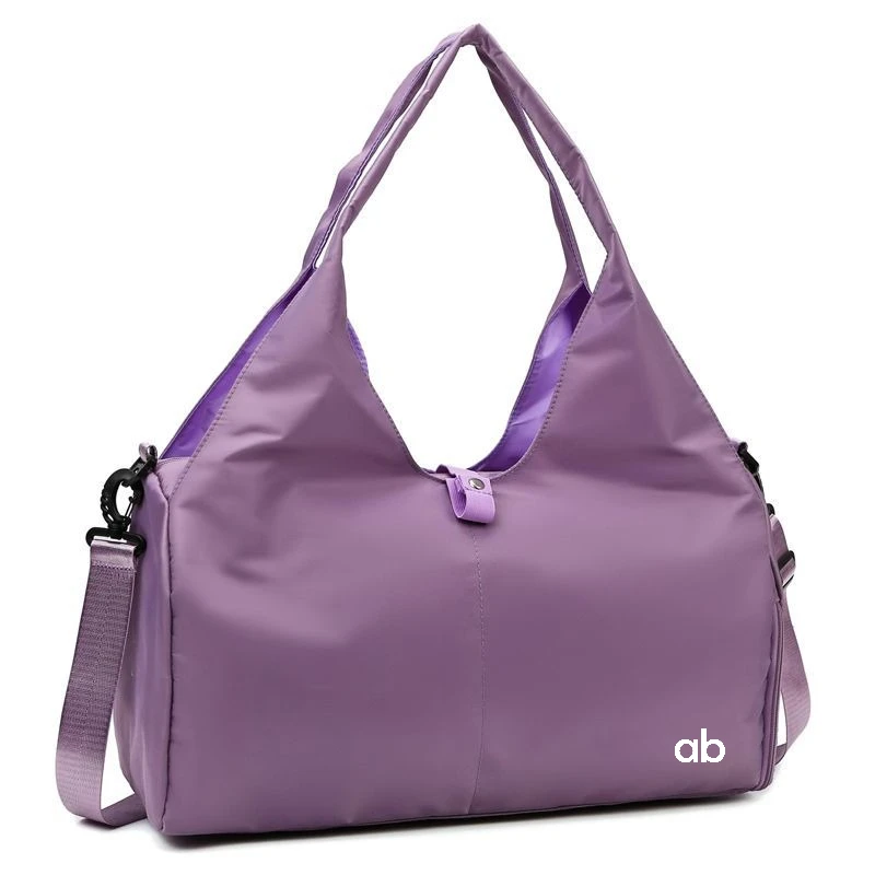 Women Large Capacity Yoga Fitness Bag Unisex Short Trip Travel Duffle Bag Hand Shoulder Portable Trip Storage Sports Bag image 2