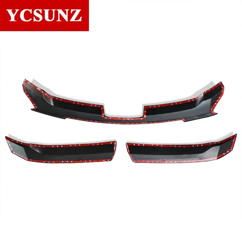 ABS Front Grille Trim Front grill moulding trim For Mitsubishi L200 Triton 2019 2020 2021 2022 car styling exterior accessories