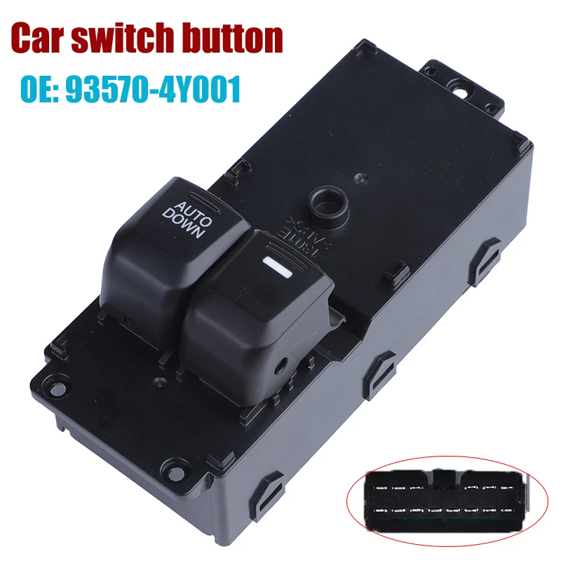 

93570-4Y001 935704Y001 Power Electric Master Window Switch For Kia Rio