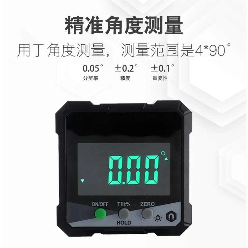 High Precision Digital Inclinometer Box Magnetic Electronic Angle Ruler Slope Measuring Instrument Digital Level Meter