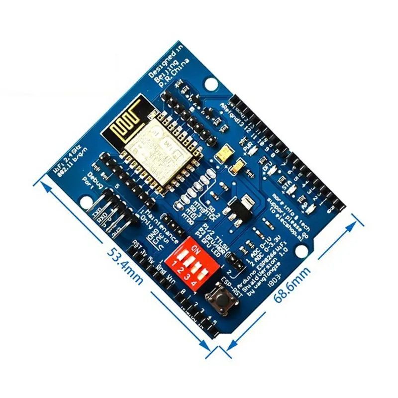 DT51 Expansion Board GPIO WiFi Shield for Arduino for Uno Mega 3.3V Power Supply