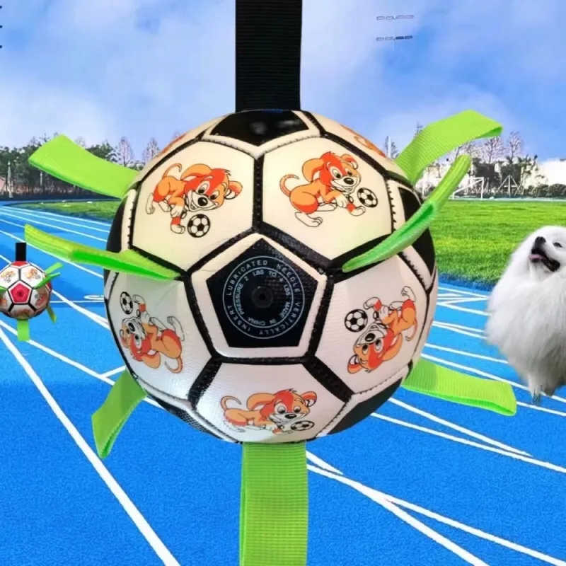 Durable Interactive Sports Toys for Dogs Inflatable Football Environmentally Friendly Outdoor Pet Toys