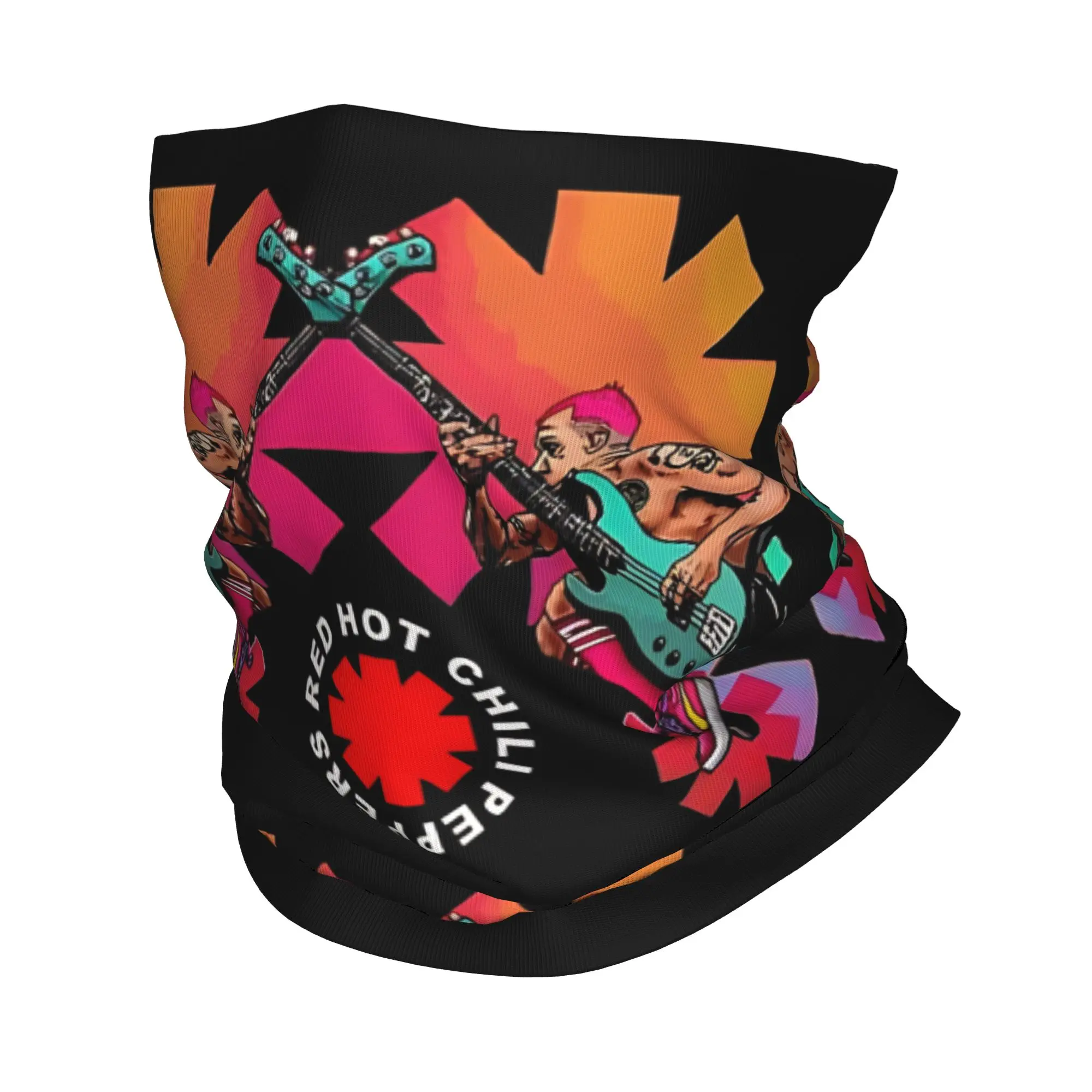 

Red Hot Chili Pepper Bandana Rock y2k Cool Balaclava Spring Sports Sun Protection Bicycle Mask Soft Motorcycle Face Cover Mask
