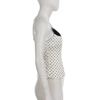 SUCHCUTE Chic Lace Patchwork Polka Dot Camis Tops Elegant Sleeveless Tank Tops Summer Casual Daily Wear Streetwear Camisole 2026 - Image 5