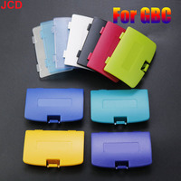 JCD 1Piece For GBC Battery Cover Case Shell  Lid Door Replacement For Gameboy GBC Color Console Back Door Case Repair