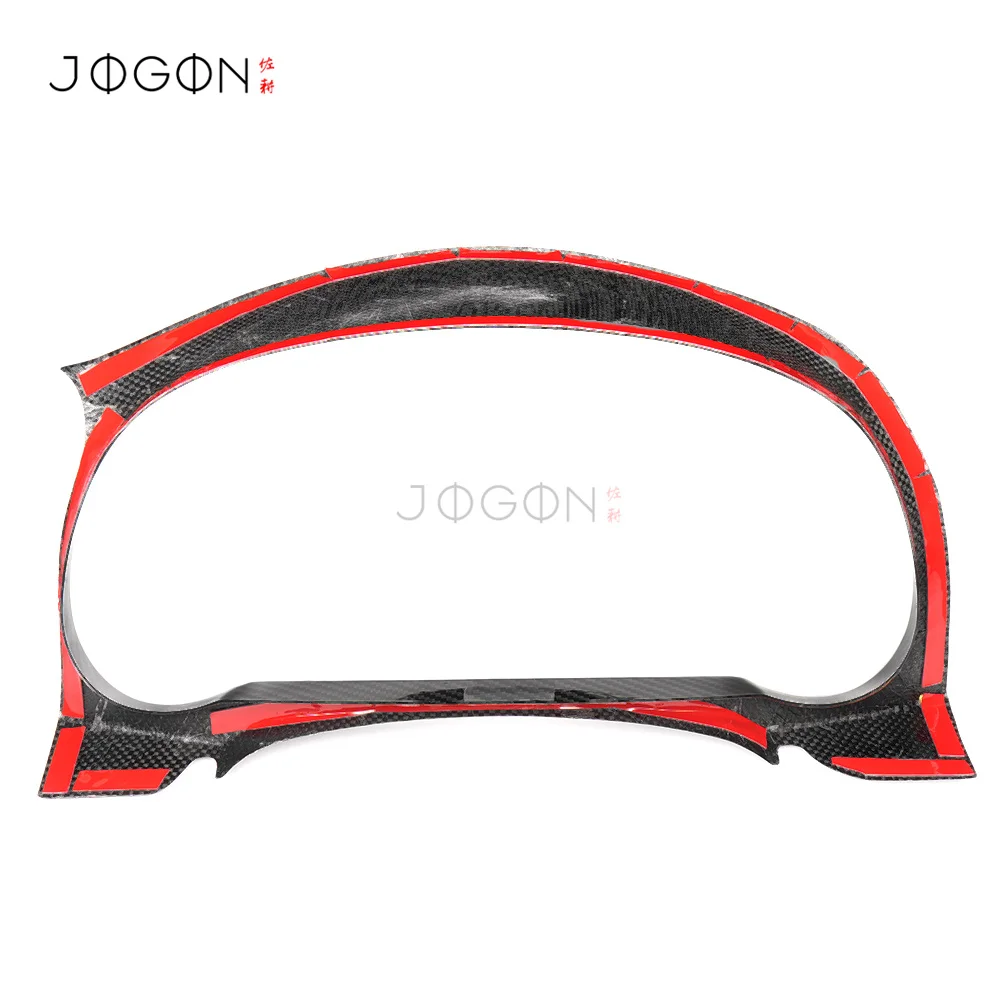 For Lexus IS350 IS500 F Sport 2021+ Real Carbon Fiber Instrument Odometer Cluster Covers Interior Accessories