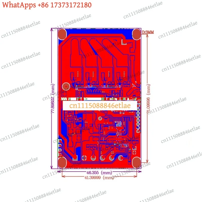 k3 High Quality Modbus 4-Channel MOSFET LED Dimming Board Universal Replacement Parts with RS485/WiFi Control
