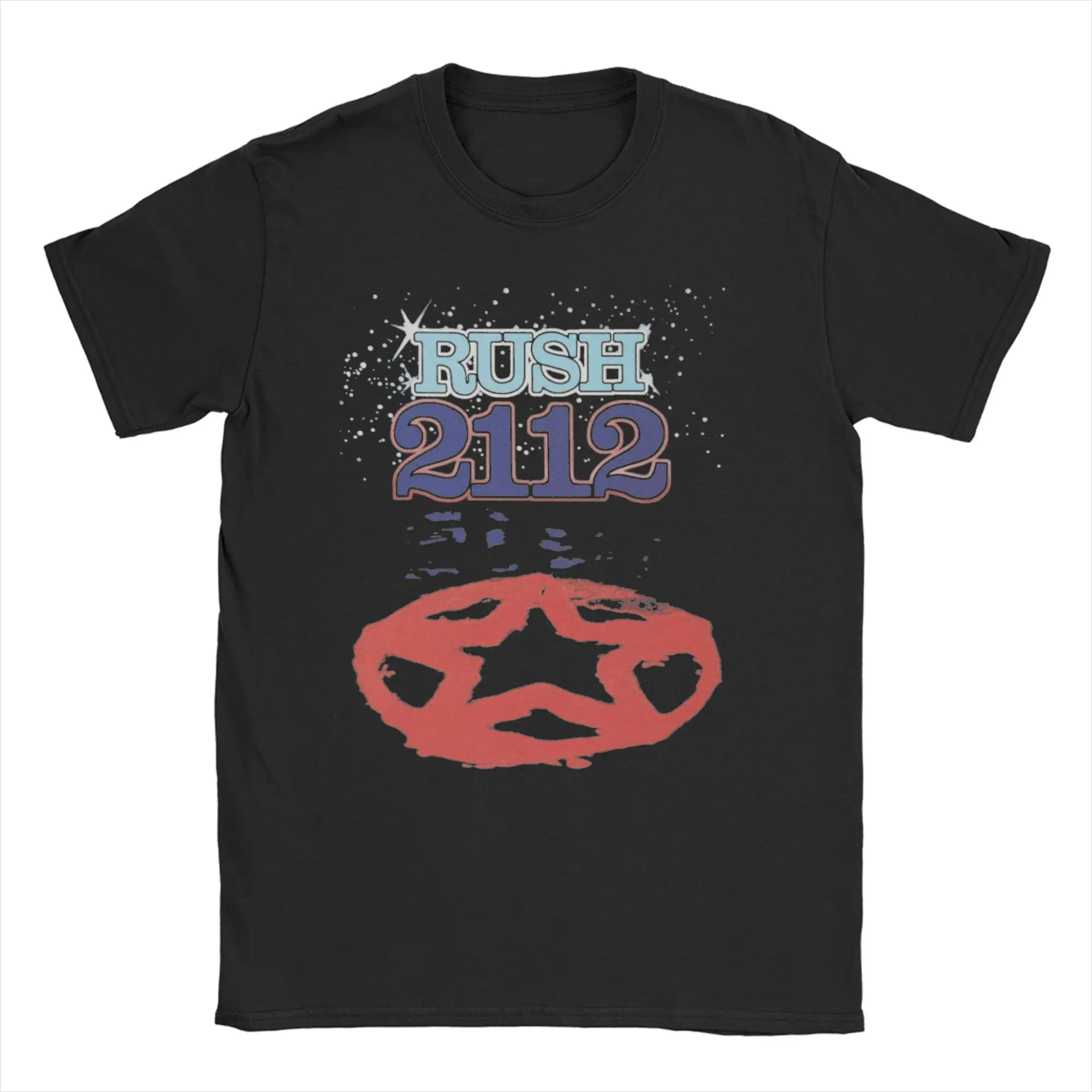 Roll Never Walk Alone Rush 2112 Band T Shirt Men Women's 100% Cotton T-Shirts O Neck  Tee Shirt Short Sleeve Clothes Party