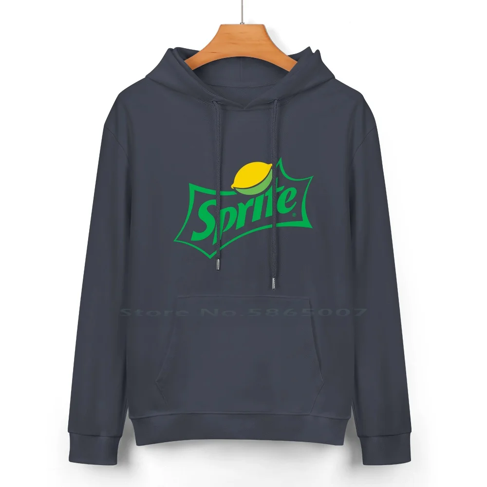 Original Green Sprite Logo Cotton Hoodie Sweater 24 Colors Sprite Logo Green Vintage Pinup Color Original 100% Cotton Hooded