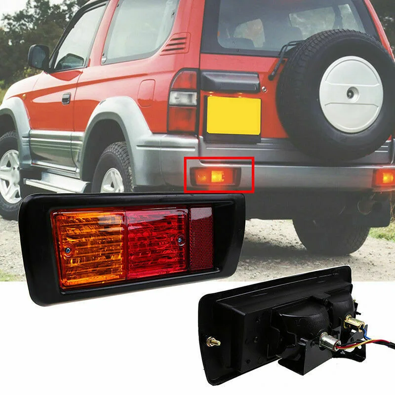 

Rear Bumper Reflector Brake Light For Toyota Land Cruiser Prado (90) 97 98