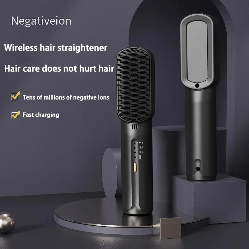 Hot Factory Price 2-in-1 Electric Straight Hair Comb Fine Soft Hair Special Easy to Carry Out