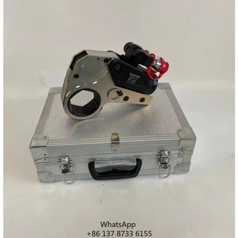 2XLCT 2534Nm 10000psi 700bar Hexagonal Cassette Low Profile Hollow Hydraulic Torque Wrench