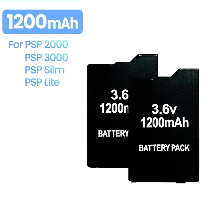 

PURFIELD 3.6V 1200mah Lithium Rechargeable Battery for Sony PSP2000 PSP3000 PSP 2000 3000 PSP-S110 PlayStation Portable Gamepad