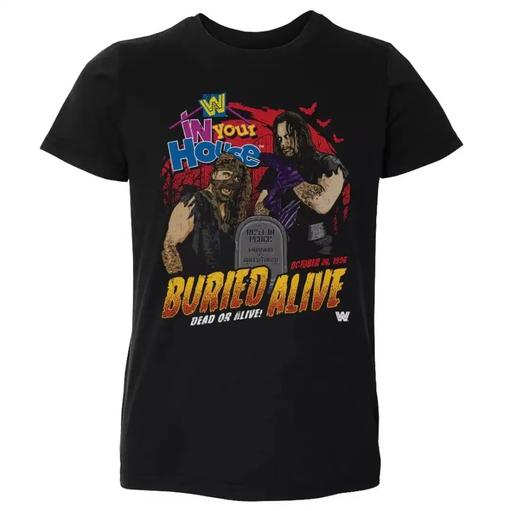 2025 new model 2025 Men's Women's Short Sve Fashion WrestleMania Printed T-shirts Summer High Quality Cotton Tees