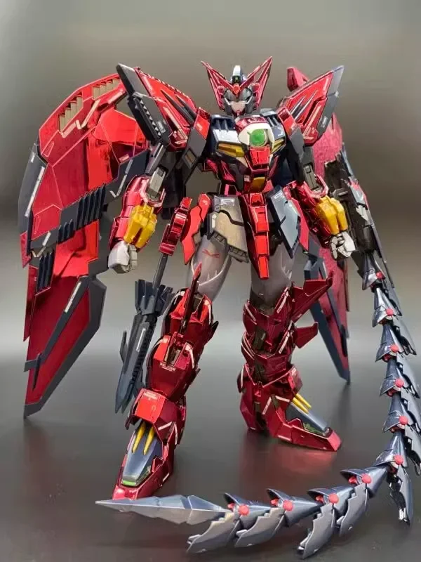 1/100 DABAN 6602S Plating Epyon OZ-13MS MG Deformation Assembly Model Kit Action Figures Desk Decoration Children'S Toys Gifts