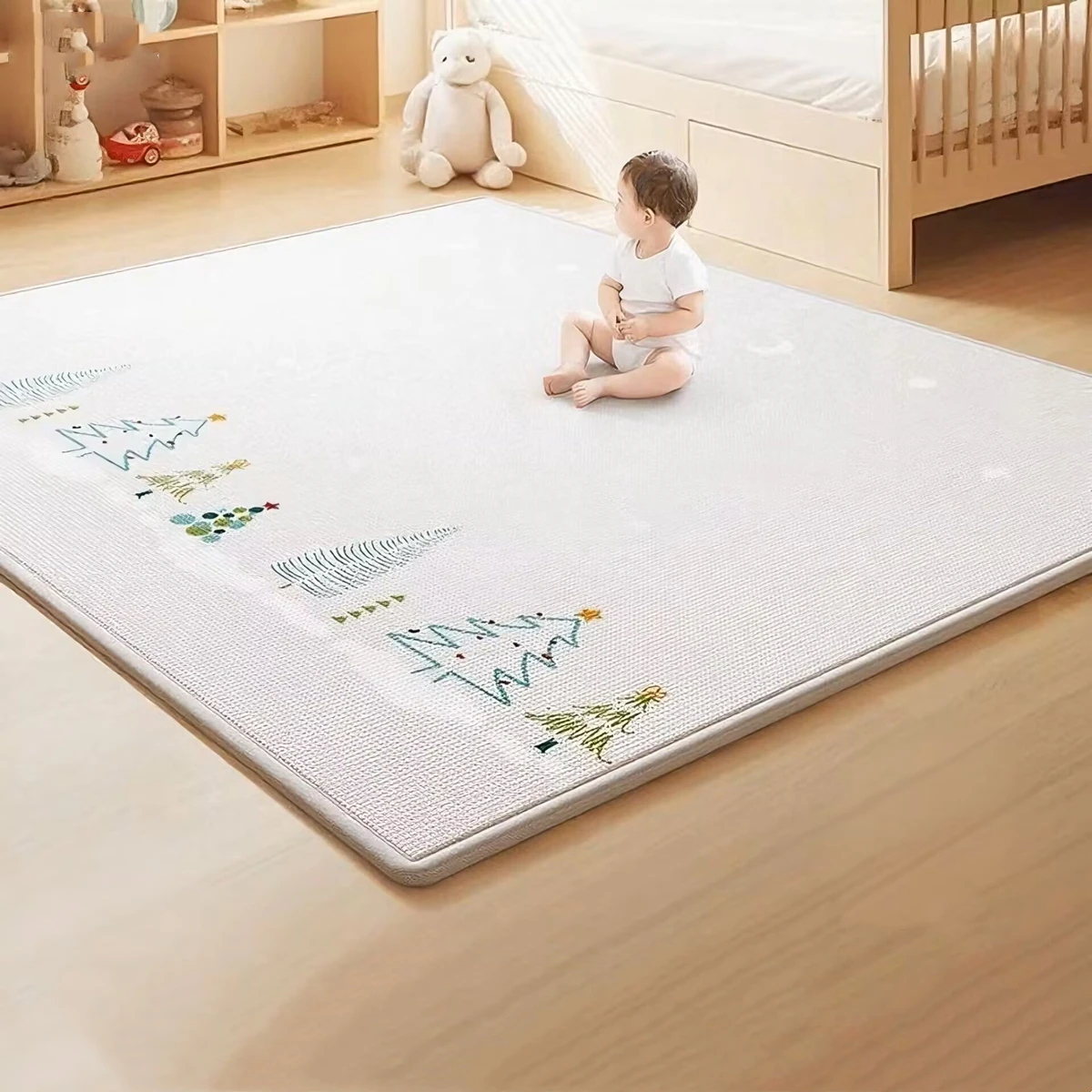 

200*180cm Non-toxic Baby Activities Crawling Play Mats Large Size Thick EPE Activity Gym Room Game Mat for Children's Safety Rug