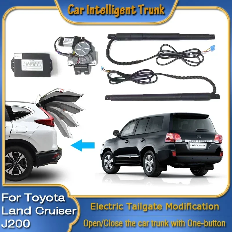 

For Toyota Land Cruiser J200 2007~2024 Car Power Trunk Opening Smart Electric Suction Tailgate Intelligent Tail Gate Lift Strut