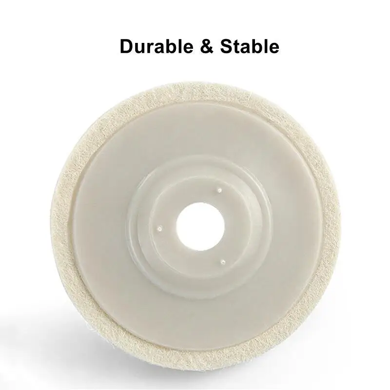 95/97mm Woll-Polierscheibe, Wollfilz-Polierpads, passend für Winkelschleifer, für Metall, Marmor, Stein, Möbel, Autowachs – Detail 6