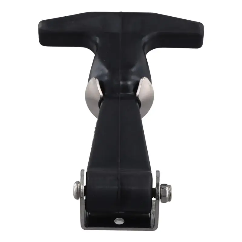B84B-Elastic Buckle Flexible T-Handle Hasp Flexible Draw Latches Handle Hasp Brackets Tool Box Clip
