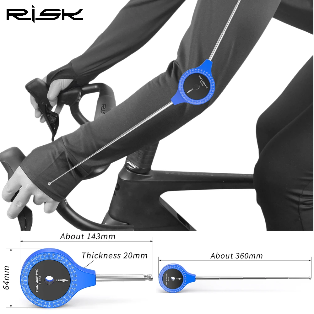 

Bicycle Cyclist Joint Protractor Cycling Riding Angle Measurement Tool Arm Leg Finder Ruler Measurement Road Bike Fitting Tool