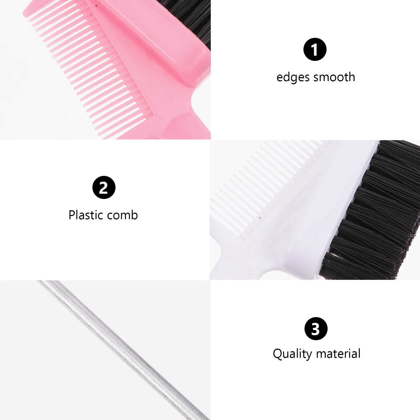 3Pcs Eyebrow Brush Mascara Eyelash Comb Double Head Makeup Tool Mixed Color Eyebrow Brush Eyelash Comb Makeup Tool