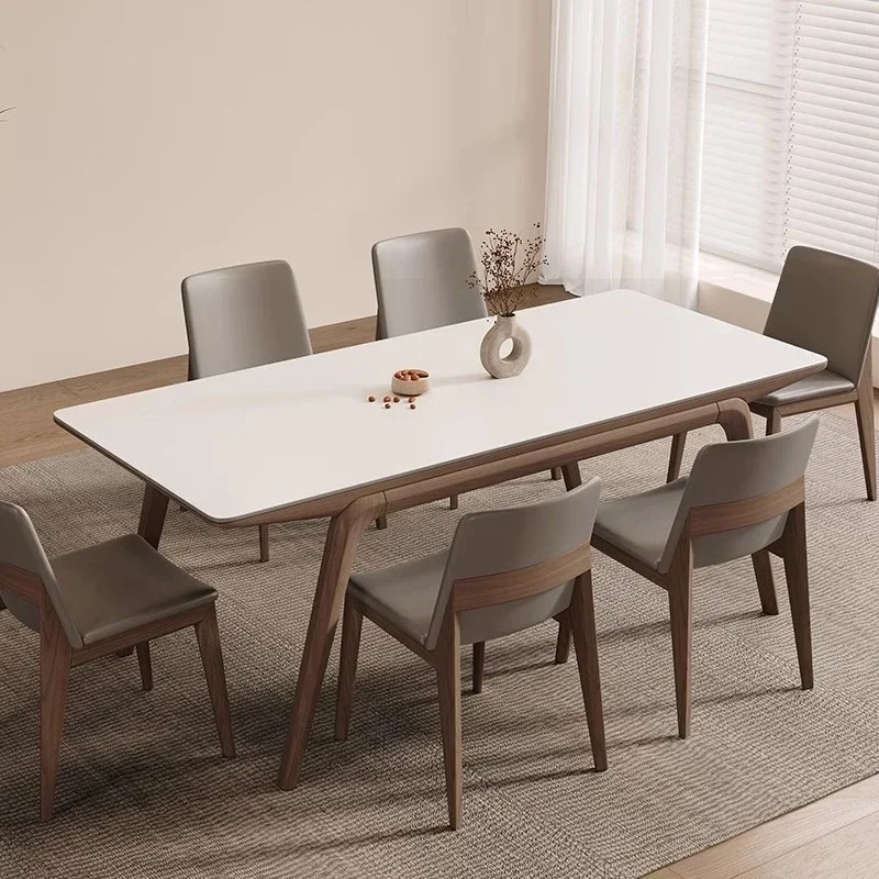 Organizer Salon Dining Table Solid Wood Modern Nordic Designer Coffee Tables Living Room High Quality Table A Manger Furniture