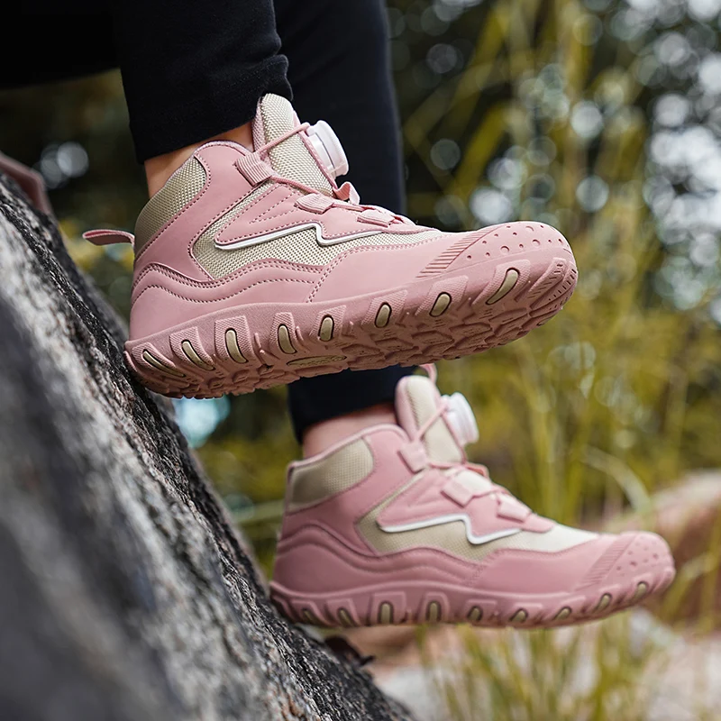 Children Hiking Shoes High Girls Fall Winter Sports Shoes Children's Shoes Boy Outdoor Waterproof Non-slip Students Sneakers image 6