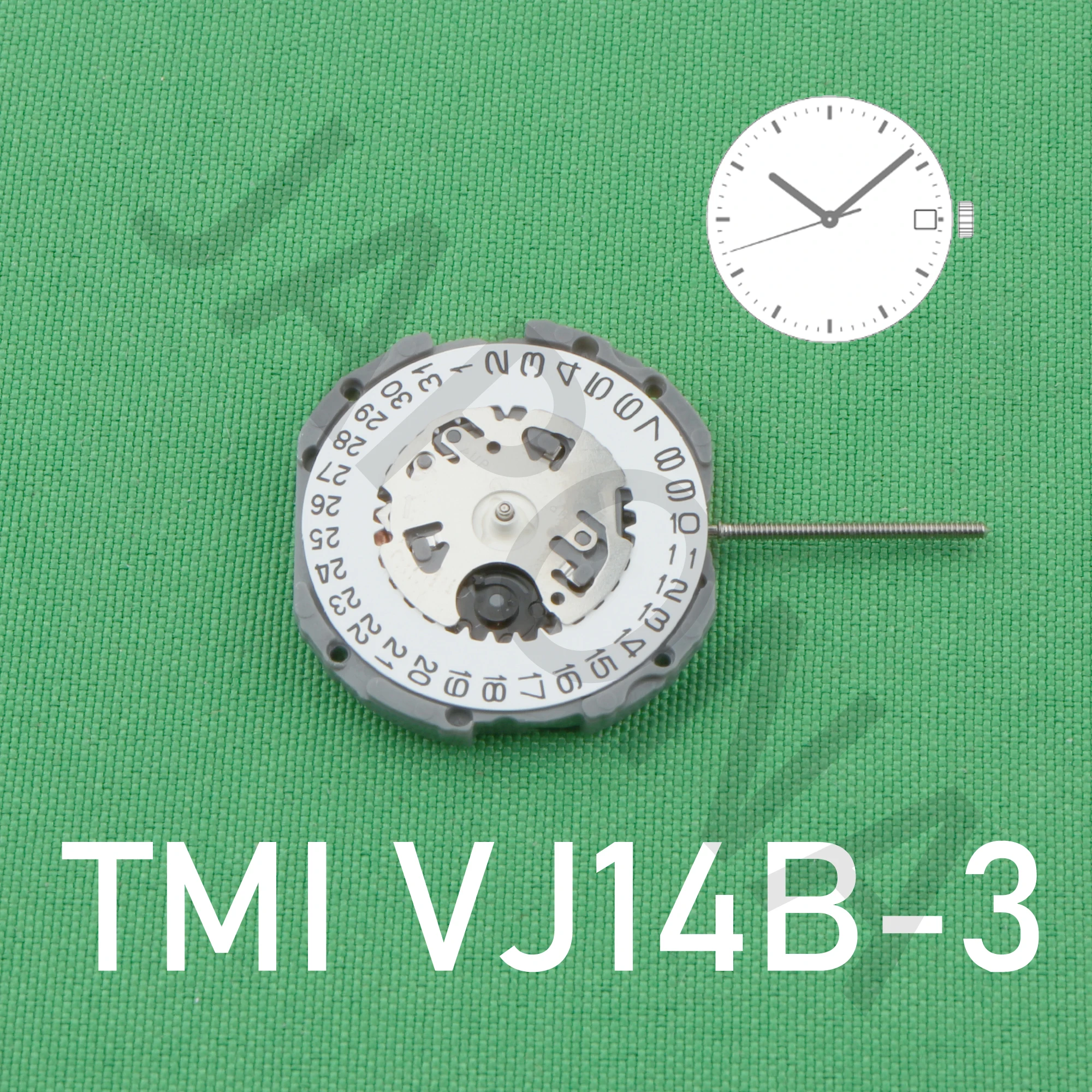 TMI VJ14B movement New Japan Seiko VJ14-3 Quartz Movement Original SII/TMI VJ14 Watch Movement VJ14 MOVEMENT Date At 3