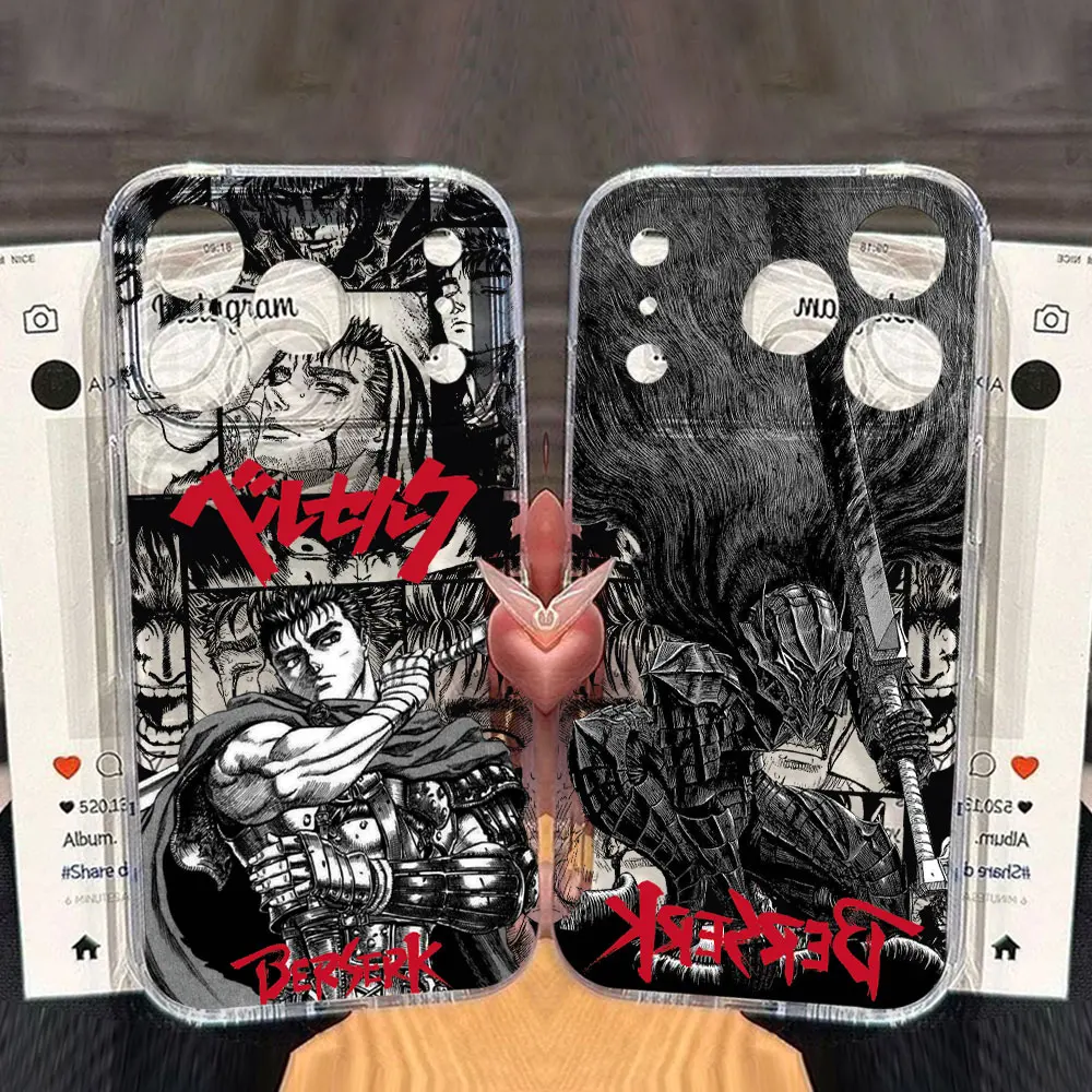

Anime Berserks Guss Phone Case Huawei Honor X7d X9d X9a X9b X8b X7b 90 20 nova 9 7 7i P40 P30 SE Lite 4G 5G Clear Soft TPU Cover