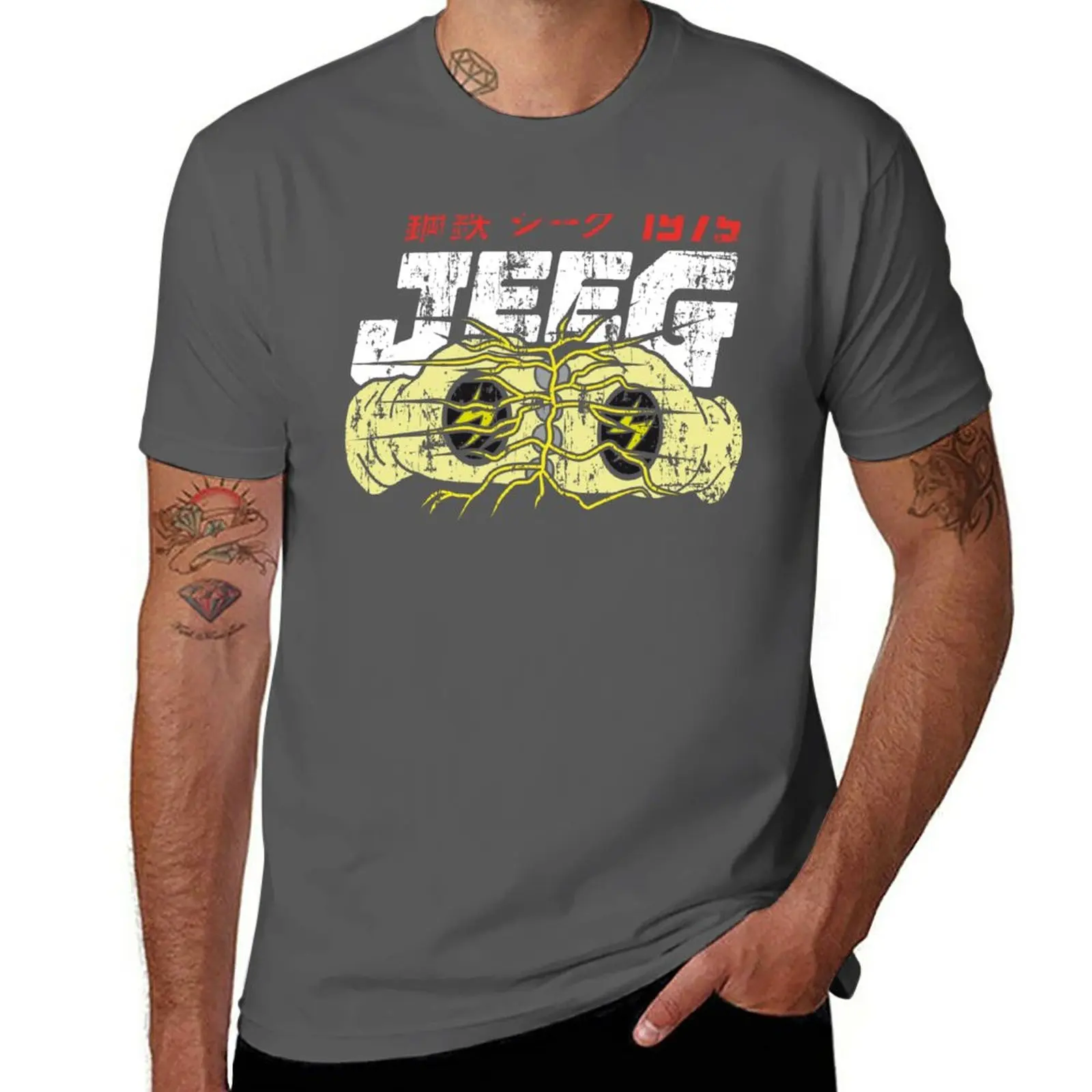 New Steel Robot Jeeg T-Shirt anime sweat shirts plus size t shirts tshirts for men