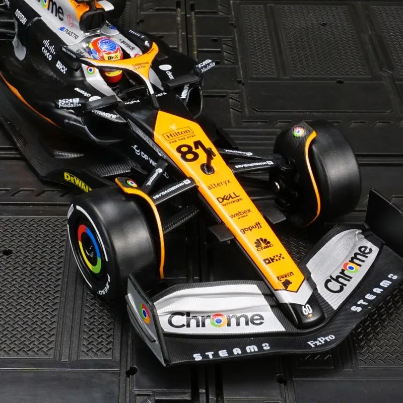 CCA 1:24 McLaren MCL60 Brytyjski Model Samochodu Wyścigowego F1 z Wyścigów Rajdowych, Wykonany ze Stopu Metali, Idealny do Kolekcjonowania i Może Być Prezentem dla Dzieci