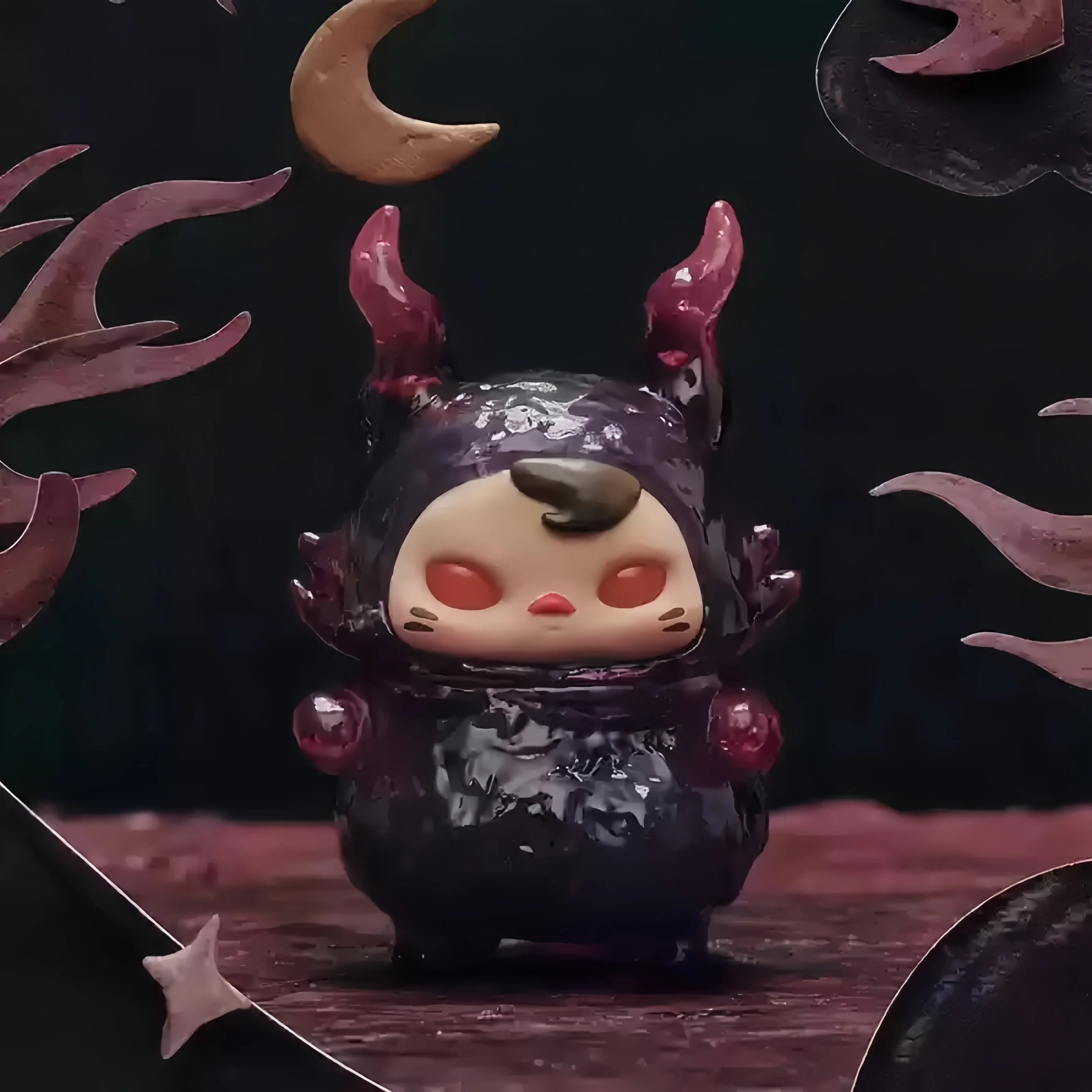 

PUCKY Poko's Adventure Series Anime Action Figure Guess Bag Ornament Figurines Home Decor Desktop Dolls Model Girl Gift