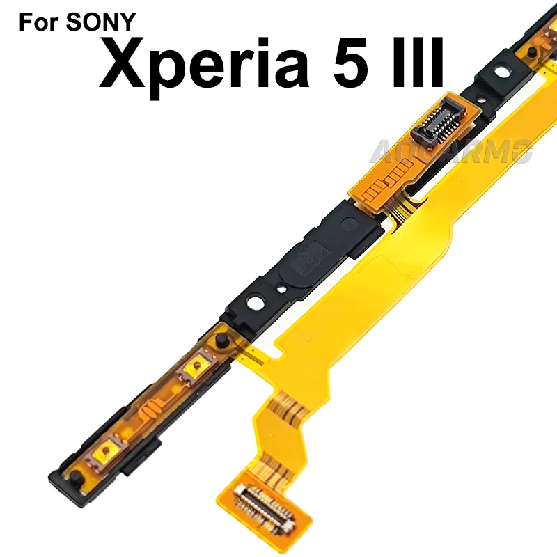 Aocarmo For Sony Xperia 5 III / X5iii 5G Mark3 XQ-BQ72 Power Button On/Off Volume Camera Switch Flex Cable Replacement Part