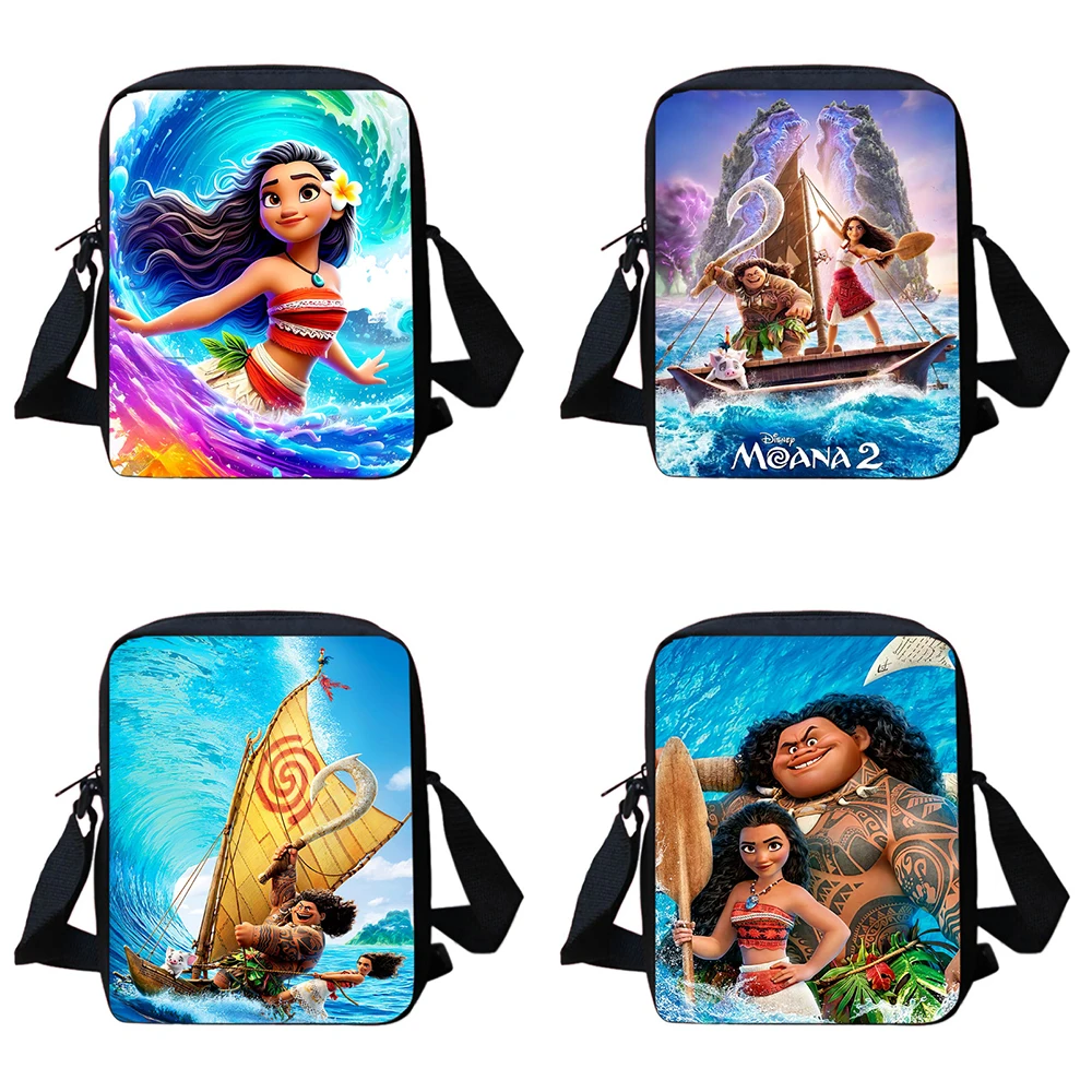 M-Moana Kids' Anime Shoulder Bags Light Weight Cartoon Crossbody Bags for Boys Girls ,School Satchel Bags Best Gift for Child