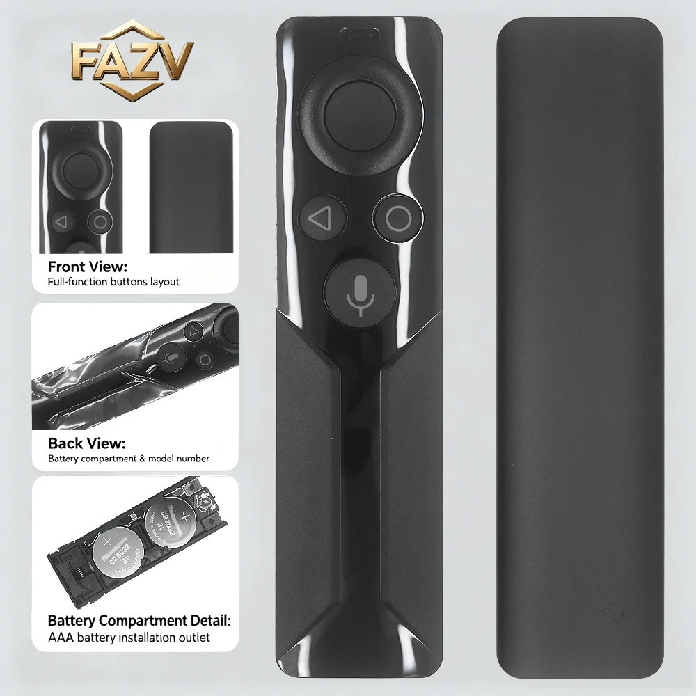 FAZV Bluetooth Voice Remote for NVIDIA P2930 SHIELD TV Box New with Package & Manual