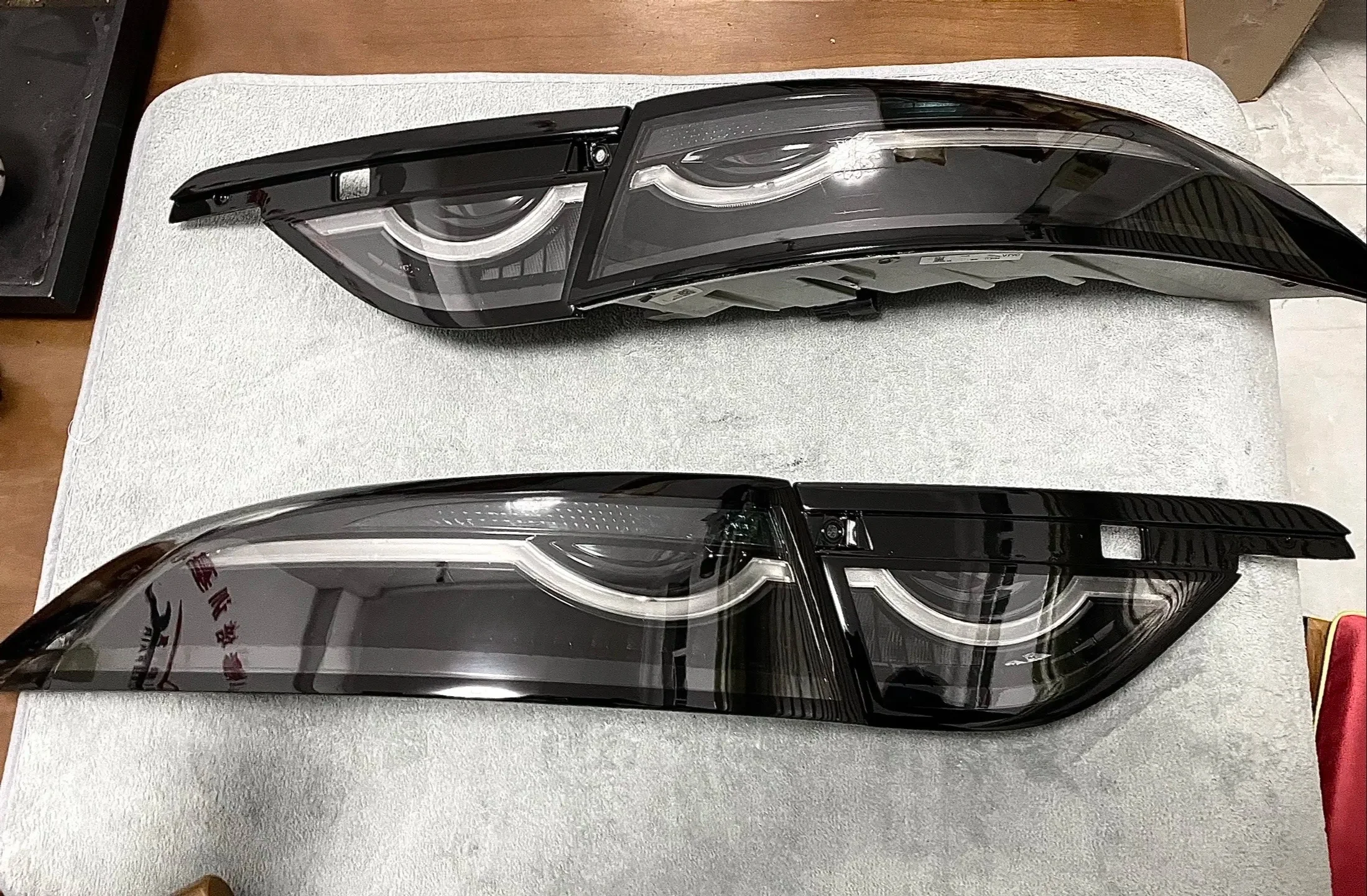 A Set Clear Tail Lights For Jaguar XFL LED Tail Lights Venom Series Transparent XEL Tail Lights