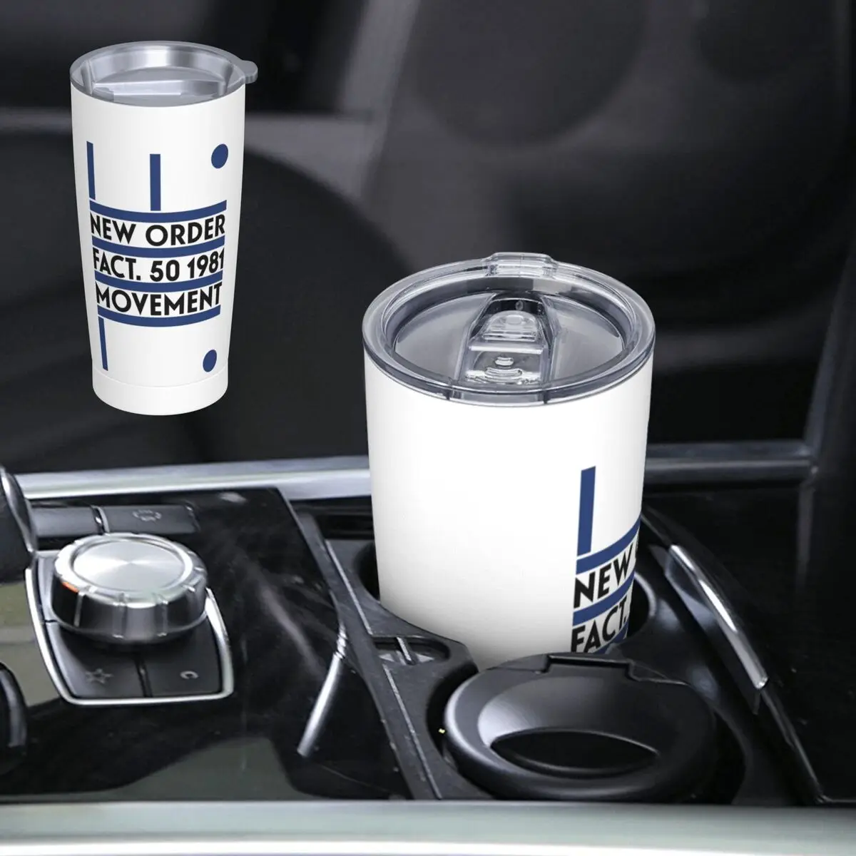 New Order Movement Stainless Steel Tumbler Vacuum Insulated Mug Thermal Cold Bottle Straw With Lid 20oz
