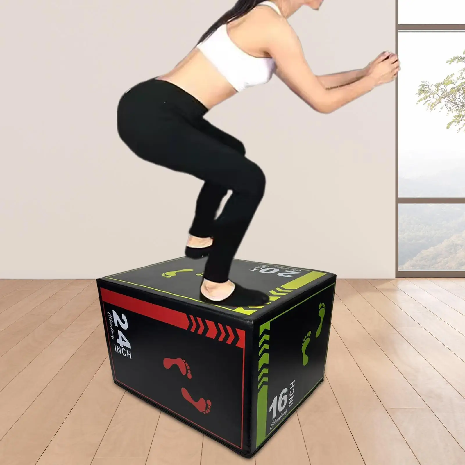 

Plyometric Jumping Box Plyometric Box for Workout Home Gym Strength Training
